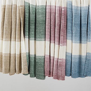 Brooklyn Loom Feathered Ombre Throw Blanket