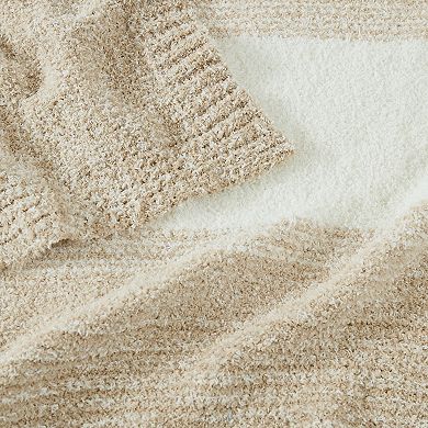 Brooklyn Loom Feathered Ombre Throw Blanket