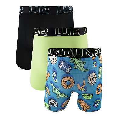 Boys 7-20 Under Armour 3-Pair Performance Tech Mesh Boxer Briefs