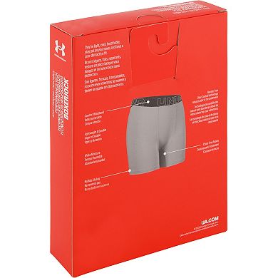Boys 7-20 Under Armour 3-Pair Performance Tech Print Boxer Briefs