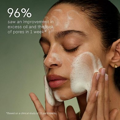The Matcha Foam Pore-Refining & Oil-Balancing Prebiotic Gel Cleanser