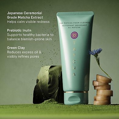 The Matcha Foam Pore-Refining & Oil-Balancing Prebiotic Gel Cleanser