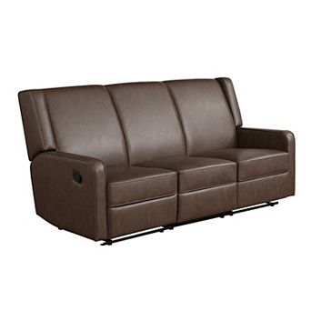 Relax-a-Lounger Emerson Reclining Sofa with Adjustable Headrests