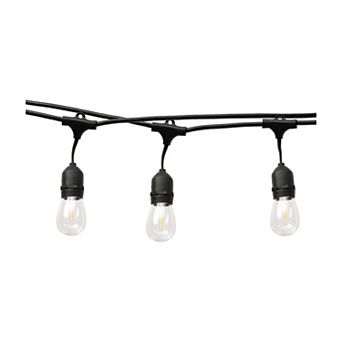 Crosslight 12-Socket LED Warm White String Lights