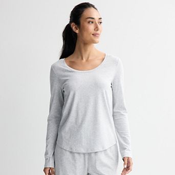 Women's Sonoma Goods For Life® Long Sleeve Scoop Neck Pajama Tee