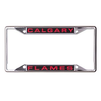 WinCraft Calgary Flames Laser-Cut License Plate Frame