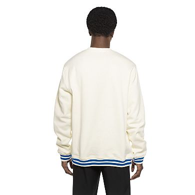 Men's New Era White Chicago Cubs Throwback Sweatshirt
