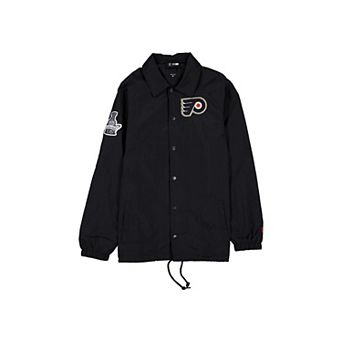 Men's New Era Black Philadelphia Flyers Champs Full-Snap Jacket