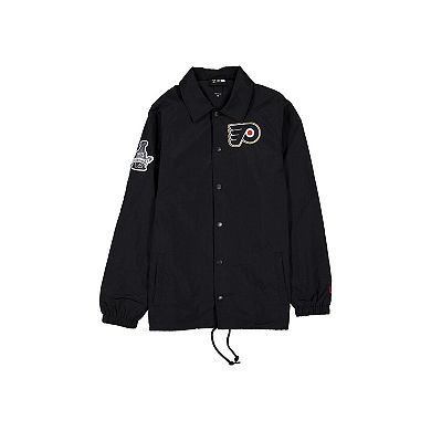 Men's New Era Black Philadelphia Flyers Champs Full-Snap Jacket