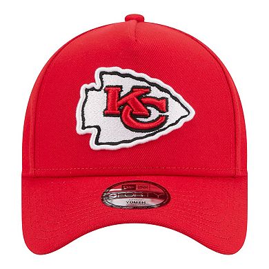 Youth New Era Red Kansas City Chiefs 9FORTY A-Frame Adjustable Hat