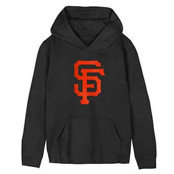 Preschool Outerstuff Black San Francisco Giants Primary Logo Fleece Hoodie