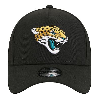 Youth New Era Black Jacksonville Jaguars 9FORTY A-Frame Adjustable Hat