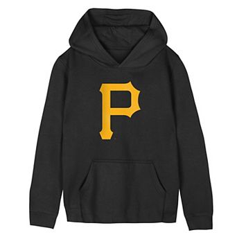 Preschool Outerstuff Black Pittsburgh Pirates Primary Logo Fleece Hoodie