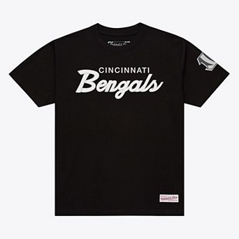 Men's Mitchell & Ness Black Cincinnati Bengals Head Coach Classic T-Shirt