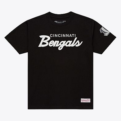 Men's Mitchell & Ness Black Cincinnati Bengals Head Coach Classic T-Shirt