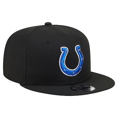 Men's New Era Black Indianapolis Colts 9FIFTY Snapback Hat
