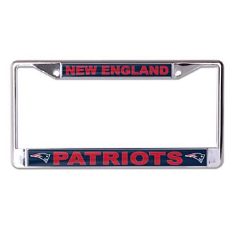 WinCraft New England Patriots Team Logo S/L Metal License Plate Frame