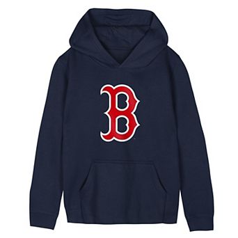 Preschool Outerstuff Navy Boston Red Sox Primary Logo Fleece Hoodie