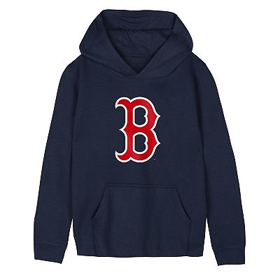 Preschool Outerstuff Navy Boston Red Sox Primary Logo Fleece Hoodie