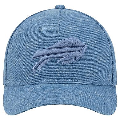 Women's New Era Denim Buffalo Bills A-Frame 9FORTY Adjustable Hat