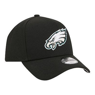 Youth New Era Black Philadelphia Eagles 9FORTY A-Frame Adjustable Hat