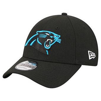 Men's New Era Black Carolina Panthers Core Team 9FORTY Adjustable Hat