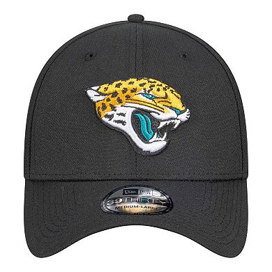 Men's New Era Black Jacksonville Jaguars Core Team 39THIRTY Flex Hat