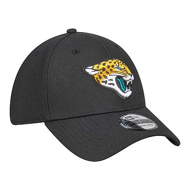 Men's New Era Black Jacksonville Jaguars Core Team 39THIRTY Flex Hat