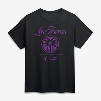 Unisex Logo Athletic Black Los Angeles Sparks In Motion T-Shirt