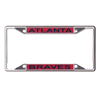 WinCraft Atlanta Braves Printed Metal License Plate Frame