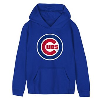 Preschool Outerstuff Royal Chicago Cubs Primary Logo Fleece Hoodie
