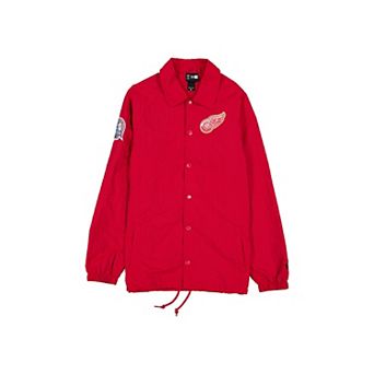 Men's New Era Red Detroit Red Wings Champs Full-Snap Jacket
