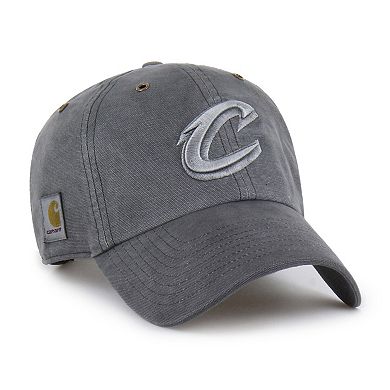 Men's Carhartt x '47 Charcoal Cleveland Cavaliers Clean Up Adjustable Hat