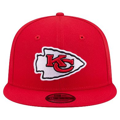 Men's New Era Red Kansas City Chiefs 9FIFTY Snapback Hat