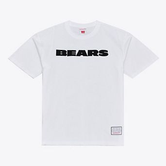Men's Mitchell & Ness White Chicago Bears Monochrome T-Shirt