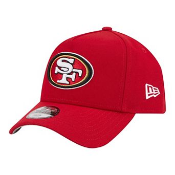 Youth New Era Scarlet San Francisco 49ers 9FORTY A-Frame Adjustable Hat