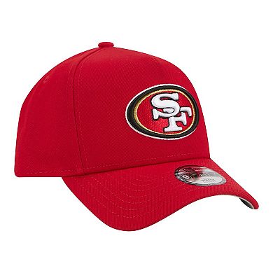 Youth New Era Scarlet San Francisco 49ers 9FORTY A-Frame Adjustable Hat