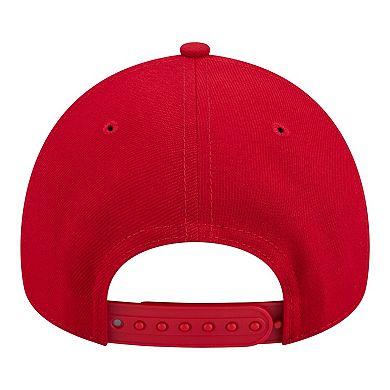 Youth New Era Scarlet San Francisco 49ers 9FORTY A-Frame Adjustable Hat