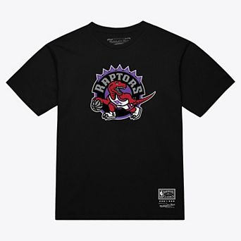 Unisex Mitchell & Ness Black Toronto Raptors Hardwood Classics Arch T-Shirt