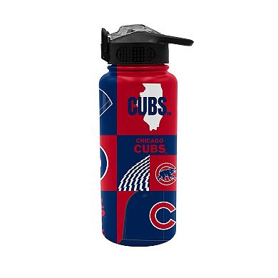 Pegasus Chicago Cubs 32oz. Local Slogan Press Top Water Bottle