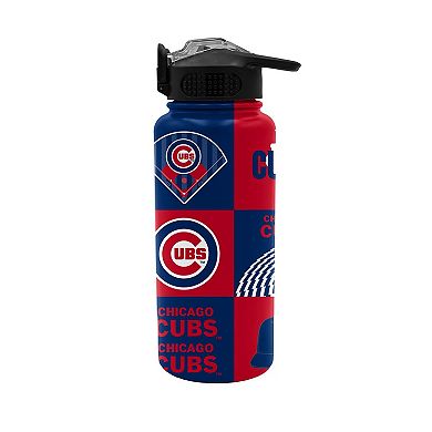 Pegasus Chicago Cubs 32oz. Local Slogan Press Top Water Bottle