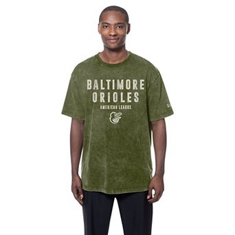 Men's New Era Olive Baltimore Orioles 2026 Armed Forces Day T-Shirt