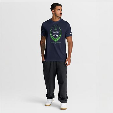 Men's Nike College Navy Seattle Seahawks Legend Icon Dri-FIT T-Shirt