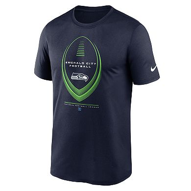 Men's Nike College Navy Seattle Seahawks Legend Icon Dri-FIT T-Shirt