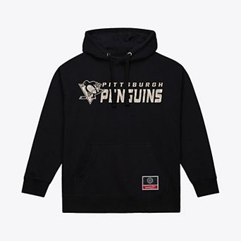 Men's Mitchell & Ness Black Pittsburgh Penguins True Timber Camo Hoodie