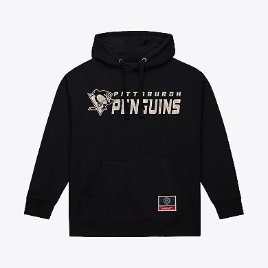 Men's Mitchell & Ness Black Pittsburgh Penguins True Timber Camo Hoodie