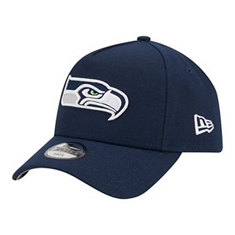 Youth New Era College Navy Seattle Seahawks 9FORTY A-Frame Adjustable Hat