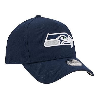 Youth New Era College Navy Seattle Seahawks 9FORTY A-Frame Adjustable Hat