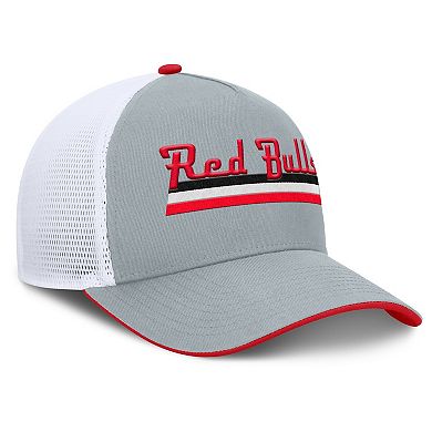 Men's Fanatics Gray New York Red Bulls Knuckle Trucker Adjustable Hat