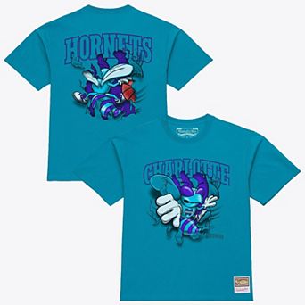 Men's Mitchell & Ness Teal Charlotte Hornets Breakthrough T-Shirt
